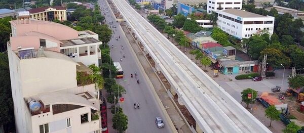 Dự án đường sắt đô thị Nhổn - Ga Hà Nội dài 12,5 km đang bị chậm tiến độ. Dự án đường sắt đô thị Nhổn - Ga Hà Nội dài 12,5 km đang bị chậm tiến độ. - Sputnik Việt Nam