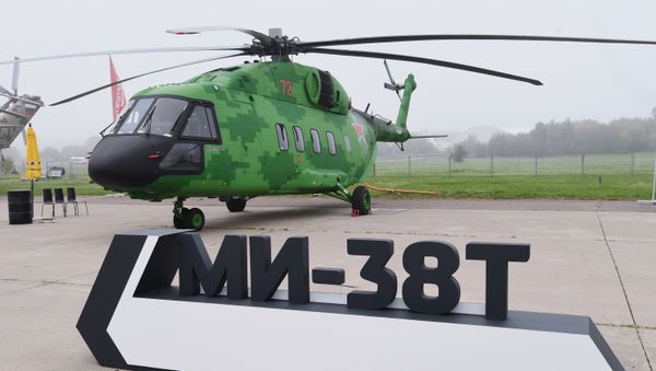 Máy bay trực thăng Mi-38T tại MAKS-2019 Máy bay trực thăng Mi-38T tại MAKS-2019 - Sputnik Việt Nam