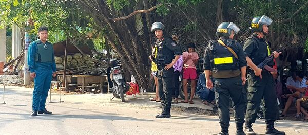 Công an phong tỏa, truy bắt đối tượng Tuấn trên địa bàn huyện Củ Chi - Sputnik Việt Nam