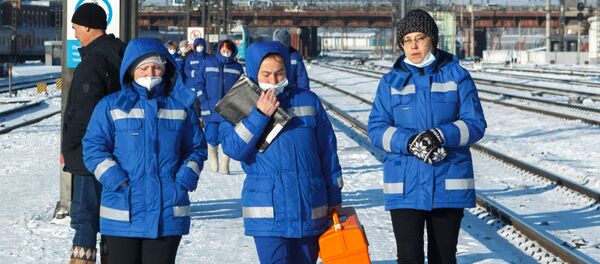 Dịch vụ y tế tại nhà ga đường sắt Irkutsk-Hành khách - Sputnik Việt Nam
