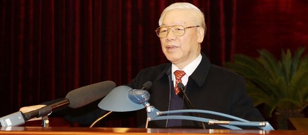 Tổng Bí thư, Chủ tịch nước Nguyễn Phú Trọng phát biểu tại Hội nghị Tổng Bí thư, Chủ tịch nước Nguyễn Phú Trọng phát biểu tại Hội nghị - Sputnik Việt Nam