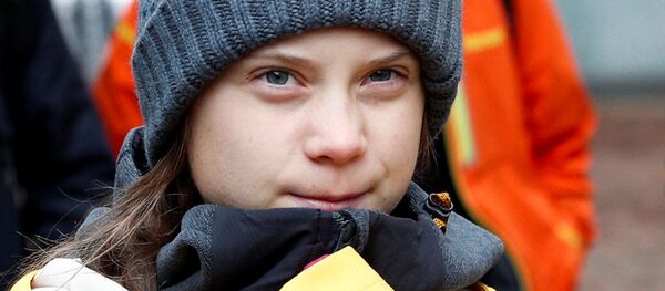 Nhà hoạt động môi trường Greta Thunberg tại một cuộc tấn công khí hậu ở Torino, Ý Nhà hoạt động môi trường Greta Thunberg tại một cuộc tấn công khí hậu ở Torino, Ý - Sputnik Việt Nam