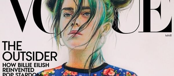 Bức vẽ của hoạ sĩ Nga Anastasia Kovtun, Billie Eilish, Vogue Bức vẽ của hoạ sĩ Nga Anastasia Kovtun, Billie Eilish, Vogue - Sputnik Việt Nam