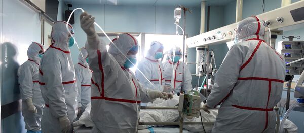 Bệnh viện tại Vũ Hán Bệnh viện tại Vũ Hán - Sputnik Việt Nam