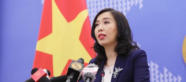 Người phát ngôn Bộ Ngoại giao Lê Thị Thu Hằng thông báo một số hoạt động đối ngoại của Việt Nam trong thời gian tới. - Sputnik Việt Nam