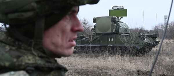 Hệ thống tên lửa phòng không “Tor” trong cuộc tập trận chiến thuật của Quân khu Nam ở tỉnh Rostov - Sputnik Việt Nam