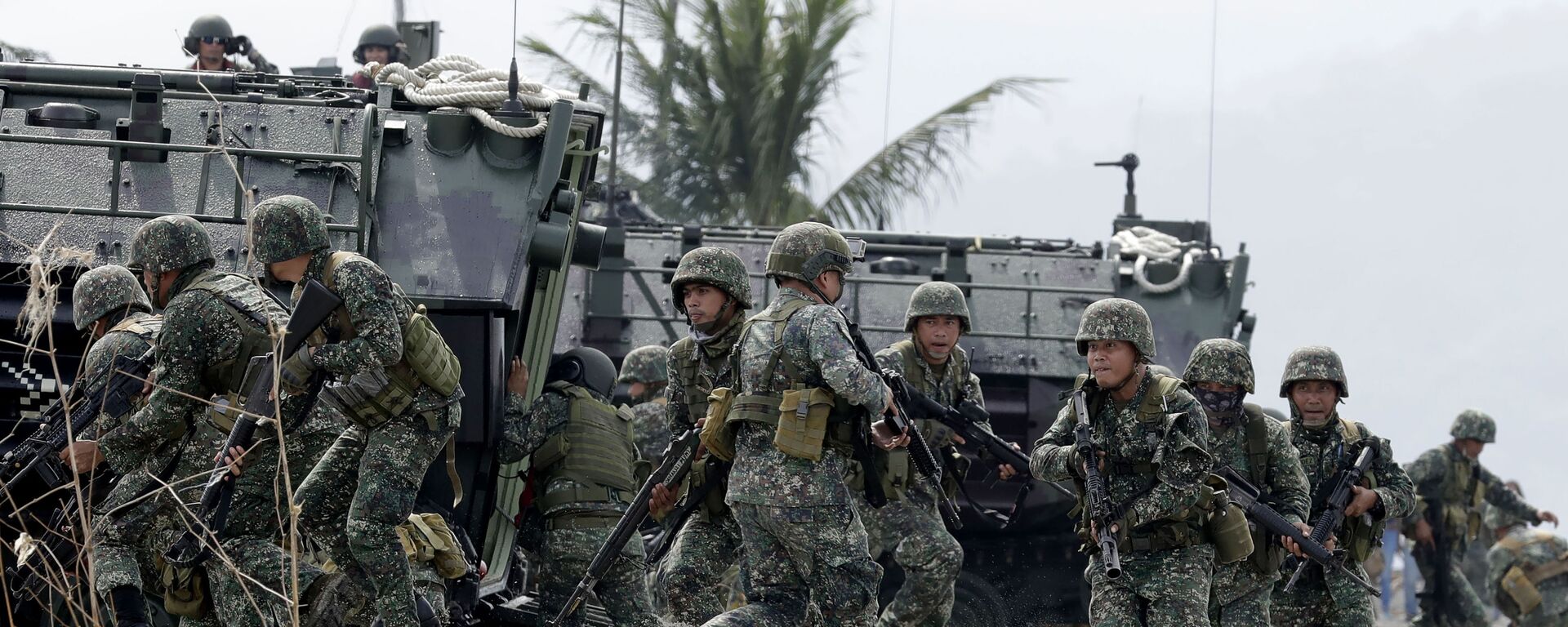 Thủy quân lục chiến Philippines trong các cuộc tập trận quân sự - Sputnik Việt Nam, 1920, 08.08.2025