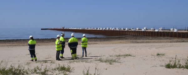 Công nhân trên công trường xây dựng đường ống dẫn khí Nord Stream-2 ở Vùng Leningrad Công nhân trên công trường xây dựng đường ống dẫn khí Nord Stream-2 ở Vùng Leningrad - Sputnik Việt Nam