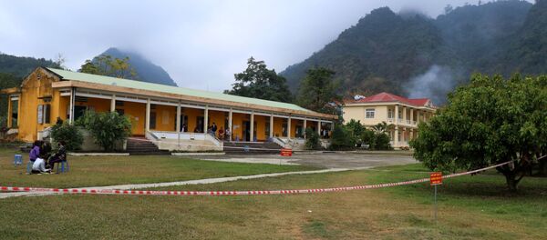 Khu vực cách ly trong Trường Quân sự tỉnh - Sputnik Việt Nam