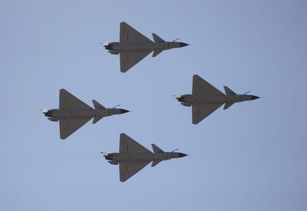 Chiến đấu cơ J-10 của Trung Quốc Chiến đấu cơ J-10 của Trung Quốc - Sputnik Việt Nam