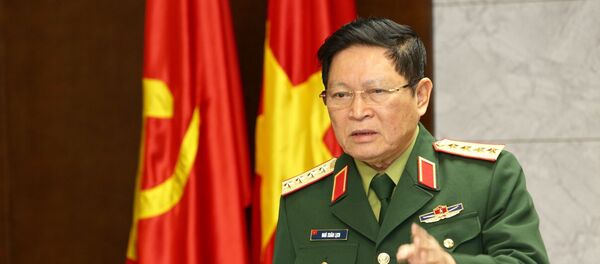 Đại tướng Ngô Xuân Lịch phát biểu chỉ đạo. - Sputnik Việt Nam