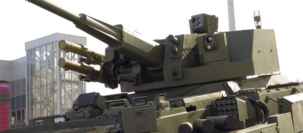 Mô-đun chiến đấu Nga AU220M trên T-15 - Sputnik Việt Nam