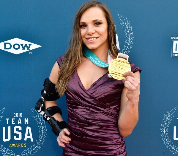 Vận động viên Oksana Masters tại Team USA Awards, 2018 - Sputnik Việt Nam