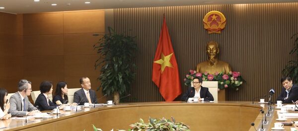 Phó Thủ tướng Vũ Đức Đam phát biểu. - Sputnik Việt Nam