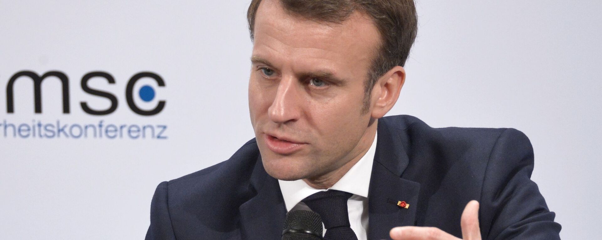 Tổng thống Pháp Emmanuel Macron  - Sputnik Việt Nam, 1920, 10.06.2022