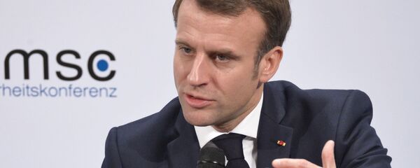 Tổng thống Pháp Emmanuel Macron  - Sputnik Việt Nam