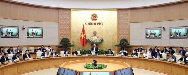 Thủ tướng Nguyễn Xuân Phúc chủ trì phiên họp Chính phủ thường kỳ tháng 2 năm 2020. - Sputnik Việt Nam