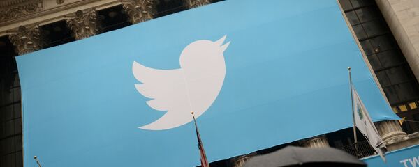 Biểu ngữ Twitter New York - Sputnik Việt Nam