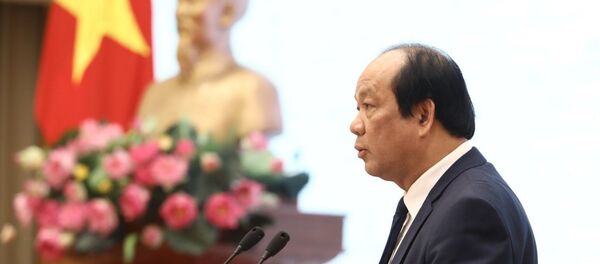 Bộ trưởng, Chủ nhiệm Văn phòng Chính phủ, Người phát ngôn Chính phủ Mai Tiến Dũng phát biểu. Bộ trưởng, Chủ nhiệm Văn phòng Chính phủ, Người phát ngôn Chính phủ Mai Tiến Dũng phát biểu. - Sputnik Việt Nam