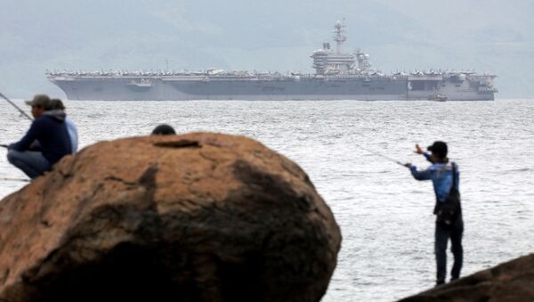 Tàu sân bay USS Theodore Roosevelt của Mỹ đã cập cảng Đà Nẵng - Sputnik Việt Nam