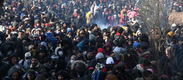 Người tị nạn ở vùng biên giới Thổ Nhĩ Kỳ - Hy Lạp Người tị nạn ở vùng biên giới Thổ Nhĩ Kỳ - Hy Lạp - Sputnik Việt Nam