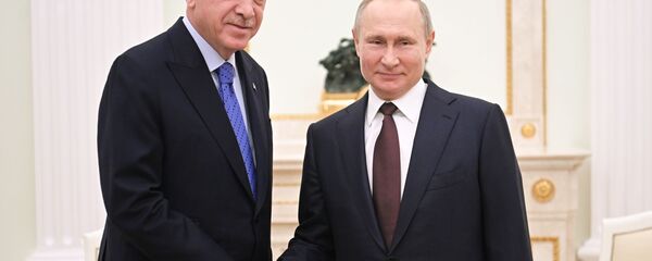 Cuộc gặp giữa tổng thống Nga Vladimir Putin và tổng thống Thổ Nhĩ Kỳ Tayyip Erdogan tại Matxcơva Cuộc gặp giữa tổng thống Nga Vladimir Putin và tổng thống Thổ Nhĩ Kỳ Tayyip Erdogan tại Matxcơva - Sputnik Việt Nam