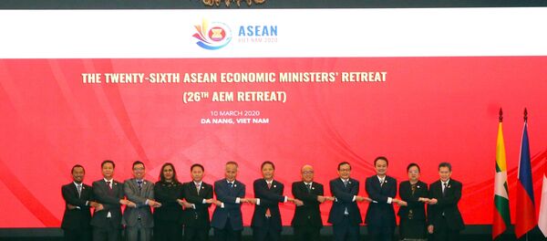 Ngày 10/3/2020, tại thành phố Đà Nẵng diễn ra Hội nghị Bộ trưởng kinh tế ASEAN hẹp lần thứ 26. - Sputnik Việt Nam