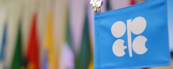 Cờ OPEC tại một cuộc họp ở Vienna Cờ OPEC tại một cuộc họp ở Vienna - Sputnik Việt Nam