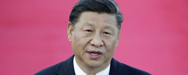 Chủ tịch Trung Quốc Tập Cận Bình phát biểu khi đến sân bay quốc tế Macau Macau - Sputnik Việt Nam