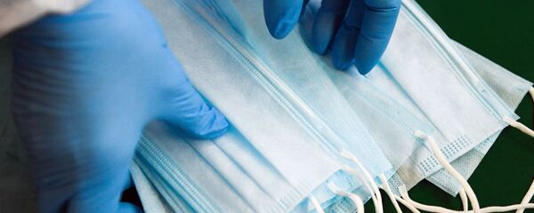 Sản xuất khẩu trang Sản xuất khẩu trang - Sputnik Việt Nam
