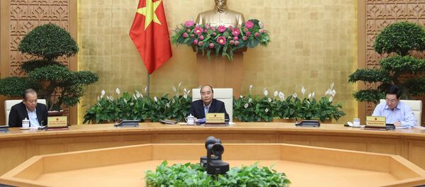 Thủ tướng Nguyễn Xuân Phúc phát biểu. Thủ tướng Nguyễn Xuân Phúc phát biểu. - Sputnik Việt Nam