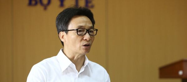 Phó Thủ tướng Vũ Đức Đam, Trưởng Ban chỉ đạo phát biểu. - Sputnik Việt Nam