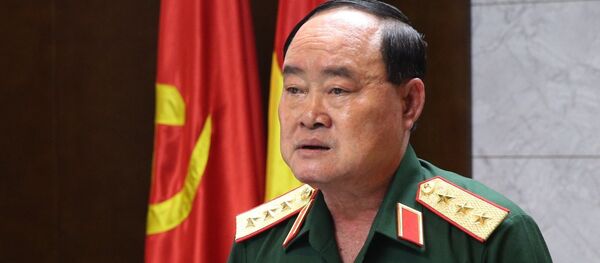 Thượng tướng Trần Đơn, Thứ trưởng Bộ Quốc phòng, Trưởng ban Chỉ đạo Bộ Quốc phòng chủ trì cuộc họp - Sputnik Việt Nam