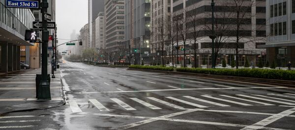 Đường phố vắng bóng người ở New York, Hoa Kỳ - Sputnik Việt Nam