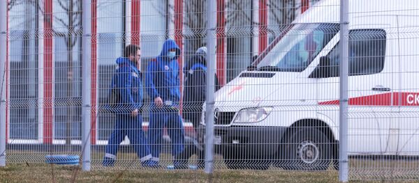 Bác sĩ nhóm Cấp cứu tại bệnh viện dành cho các trường hợp nghi nhiễm coronavirus ở Kommunarka  - Sputnik Việt Nam