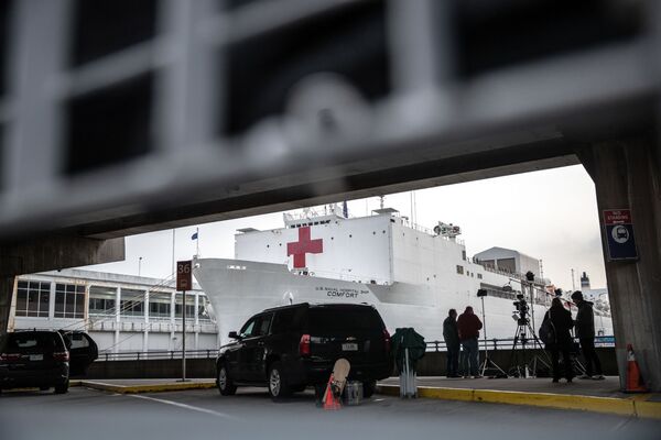 Bệnh viện nổi USNS Comfort ở New York - Sputnik Việt Nam