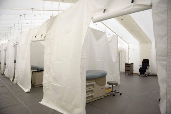 Bệnh viện bơm hơi: Sáng kiến Tây Ban Nha nhưng để chống coronavirus ở Mexico - Sputnik Việt Nam