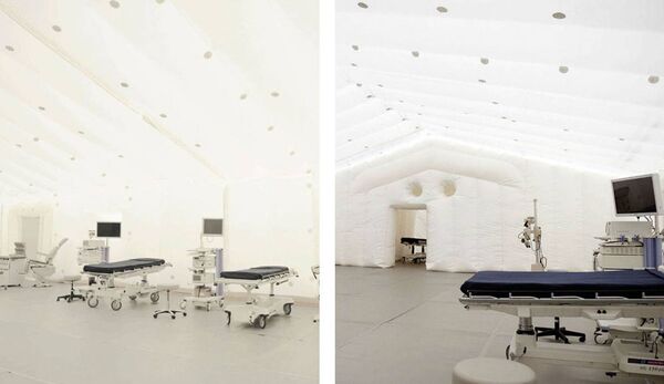 Bệnh viện bơm hơi: Sáng kiến Tây Ban Nha nhưng để chống coronavirus ở Mexico - Sputnik Việt Nam