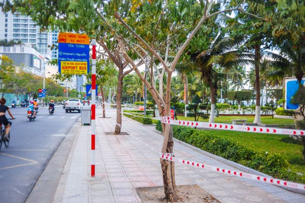 Công viên bờ biển đóng cửa ở thành phố nghỉ mát Nha Trang ở Việt Nam Công viên bờ biển đóng cửa ở thành phố nghỉ mát Nha Trang ở Việt Nam - Sputnik Việt Nam