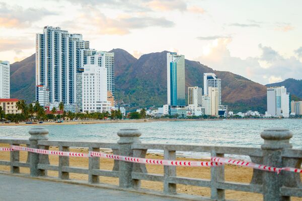 Bãi biển đóng cửa ở Nha Trang, Việt Nam - Sputnik Việt Nam