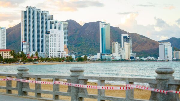 Bãi biển đóng cửa ở Nha Trang, Việt Nam - Sputnik Việt Nam
