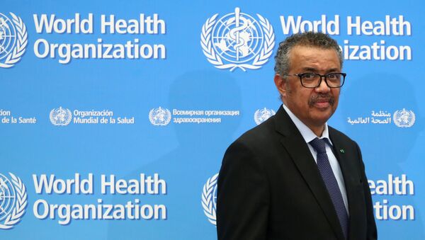 Tổng giám đốc Tổ chức Y tế Thế giới Tedros Adhan Ghebreyesus. - Sputnik Việt Nam