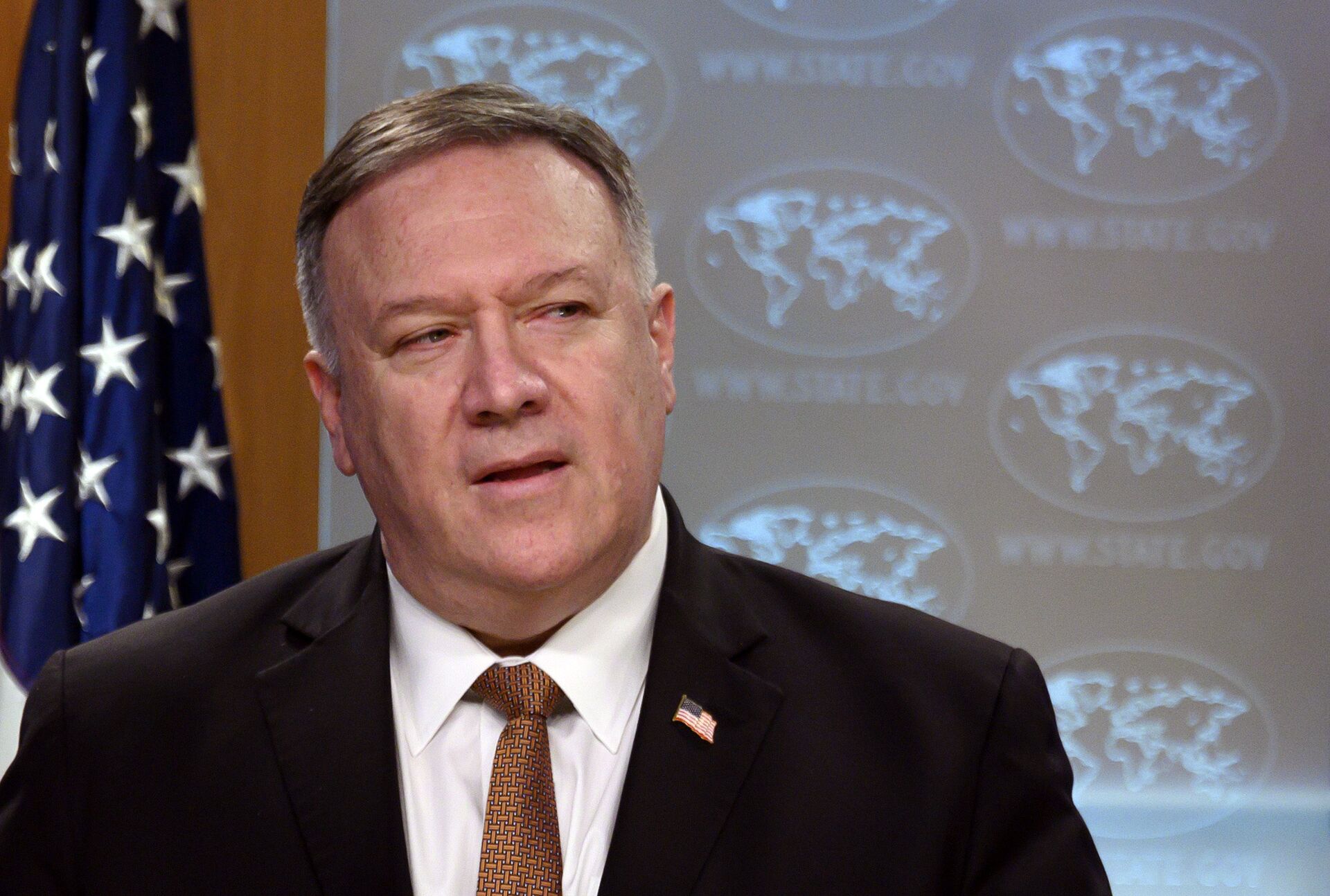 Ngoại trưởng Hoa Kỳ Mike Pompeo - Sputnik Việt Nam, 1920, 14.02.2022