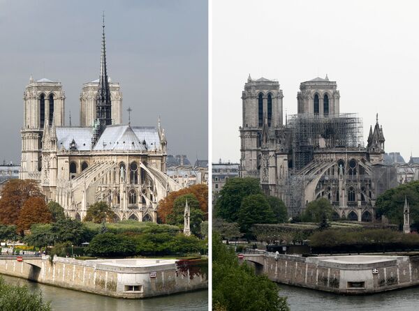 Một năm sau vụ hỏa hoạn. Notre Dame, biểu tượng chính của Pháp được phục dựng như thế nào? Một năm sau vụ hỏa hoạn. Notre Dame, biểu tượng chính của Pháp được phục dựng như thế nào? - Sputnik Việt Nam