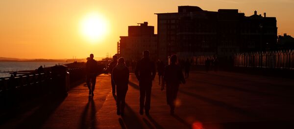 Hoàng hôn trên thành phố Brighton and Hove, Vương quốc Anh Hoàng hôn trên thành phố Brighton and Hove, Vương quốc Anh - Sputnik Việt Nam