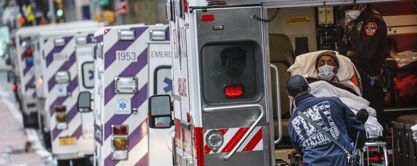 Bệnh nhân xe cứu thương New York - Sputnik Việt Nam
