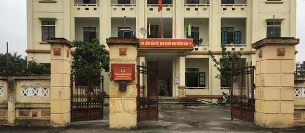 Trụ sở công an phường Trần Lãm, TP Thái Bình, nơi xảy ra vụ việc - Sputnik Việt Nam