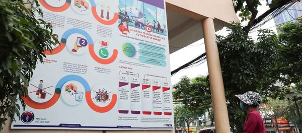 Ấn phẩm thông tin đồ họa của Thông tấn xã Việt Nam góp phần tuyên truyền mạnh mẽ tới người dân thực hiện tốt công tác phòng, chống dịch. - Sputnik Việt Nam