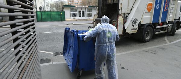 Chở rác ở Moskva Chở rác ở Moskva - Sputnik Việt Nam