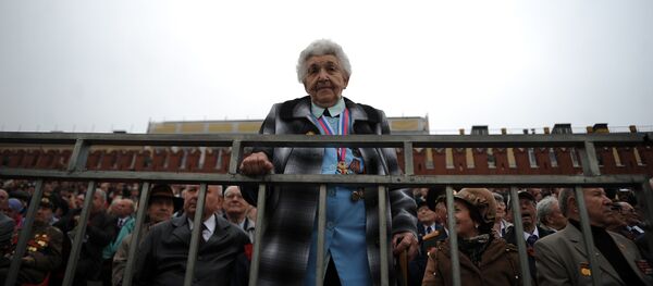 Các cựu chiến binh Thế chiến II trên Quảng trường Đỏ trong cuộc duyệt binh kỷ niệm 67 năm Chiến thắng của nhân dân Liên Xô trong Thế chiến II - Sputnik Việt Nam